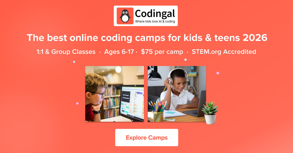 Best Online Coding Camp for Kids & Teens 2026 - From $75, STEM ...