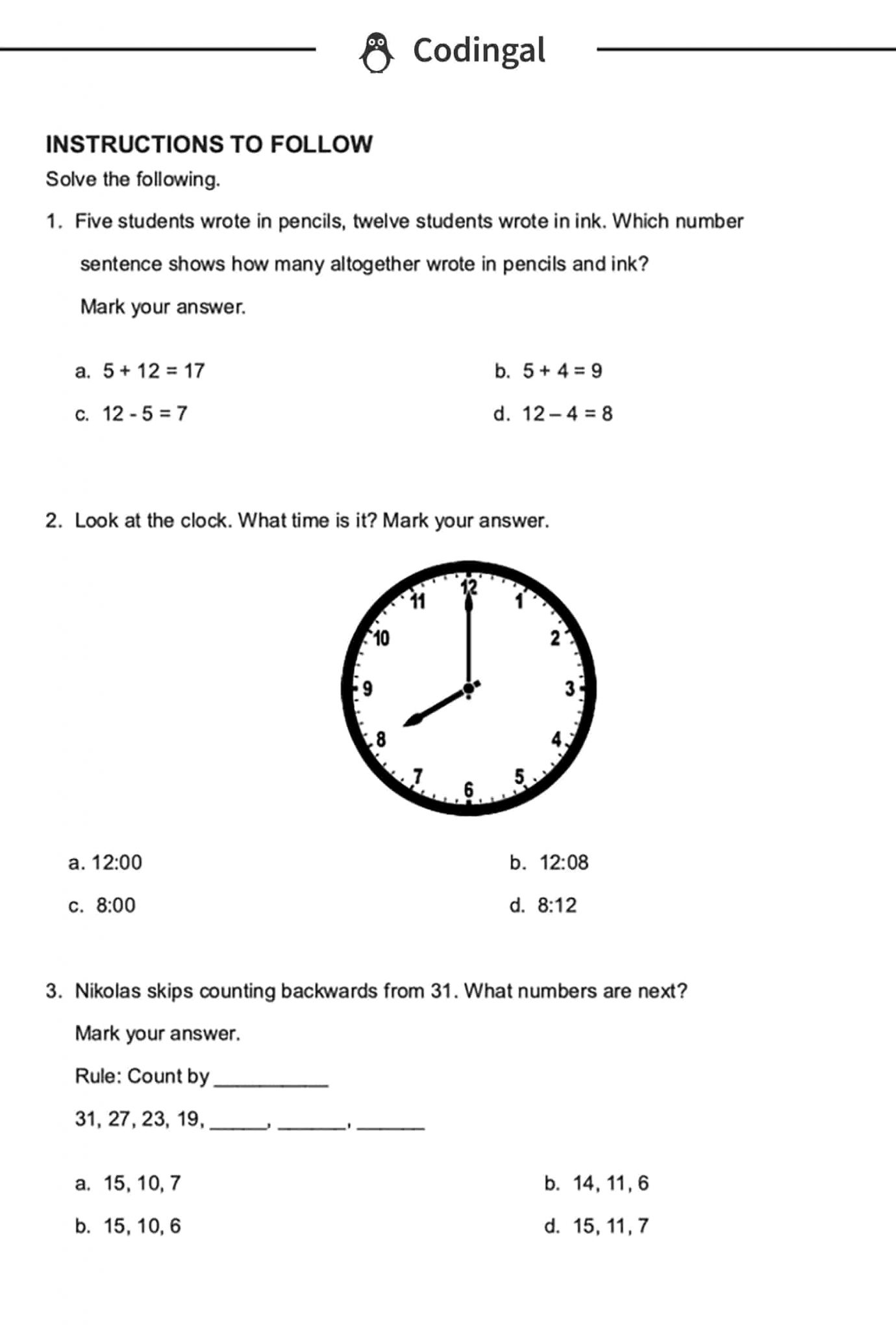 Coding Worksheets for Kids | Fun way to learn coding for kids