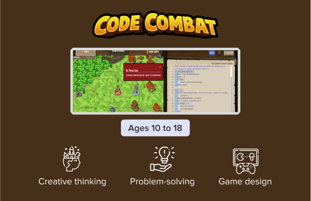 code combat - Place to learn coding with fun gaming