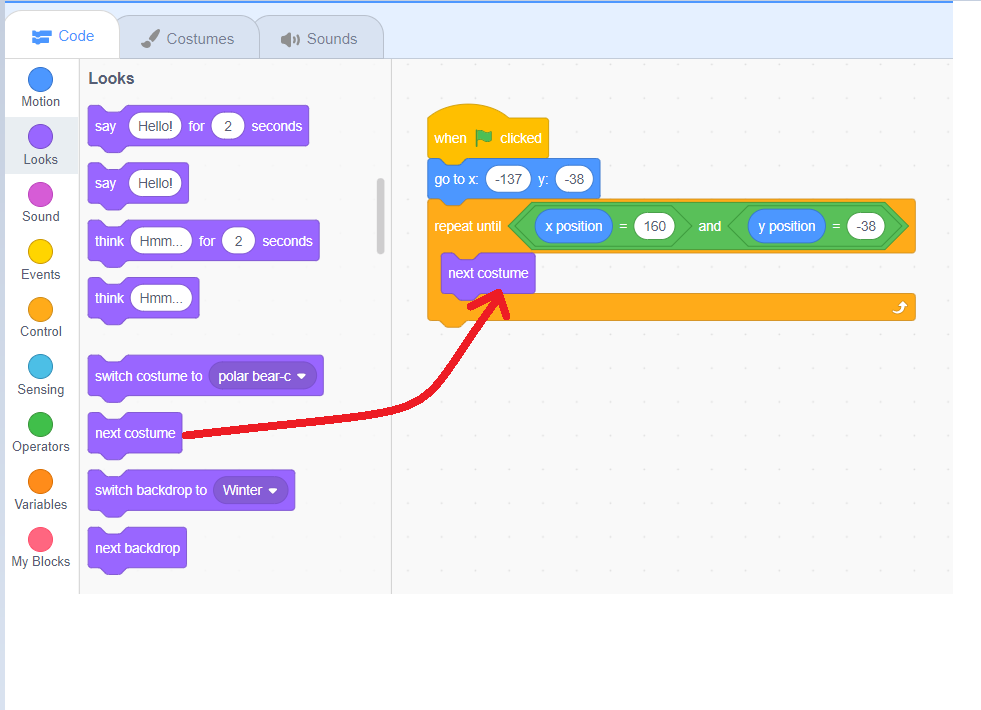 animation in scratch