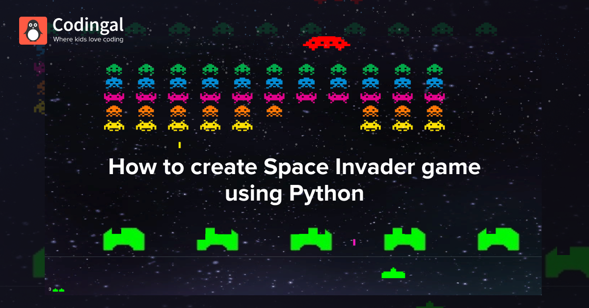 Space Invaders Game using Python