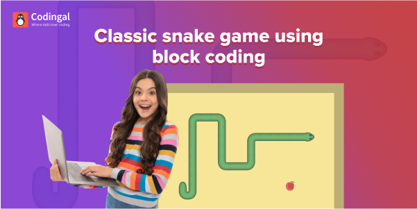 How to create classic snake game using block coding