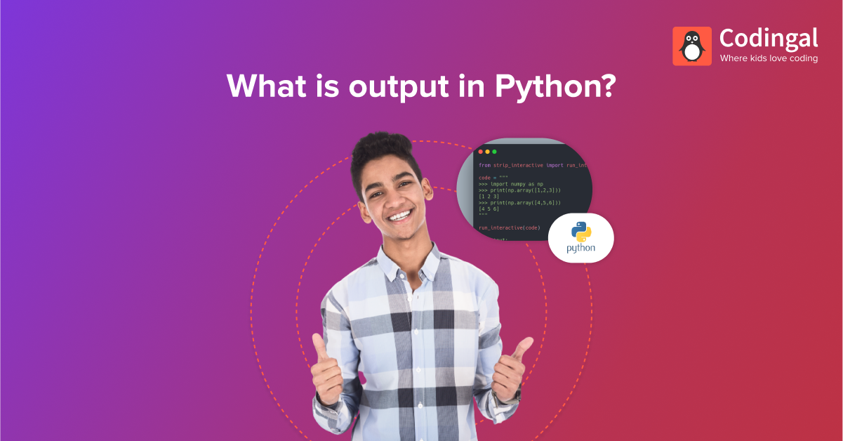 output in python