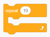 Repeat blocks in scratch