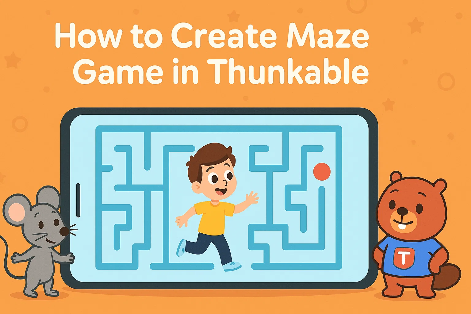 how to create maze game in Thunkable