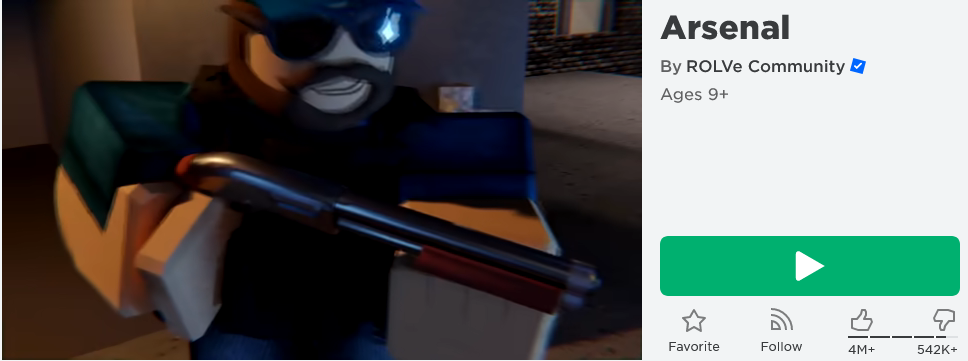 Arsenal Roblox Game