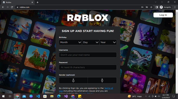 Como fazer login na conta Roblox  como fazer o login no roblox