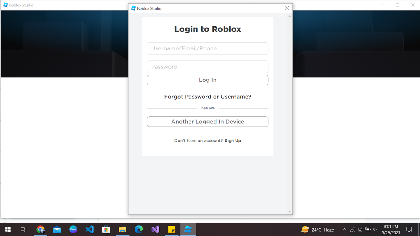 How to Login to Roblox Account 