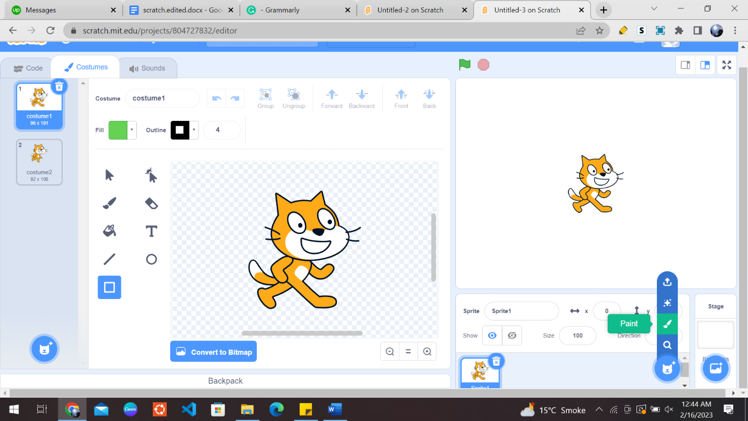 Snake Game in Scratch 3.0, Scratch 3.0 Game Tutorial