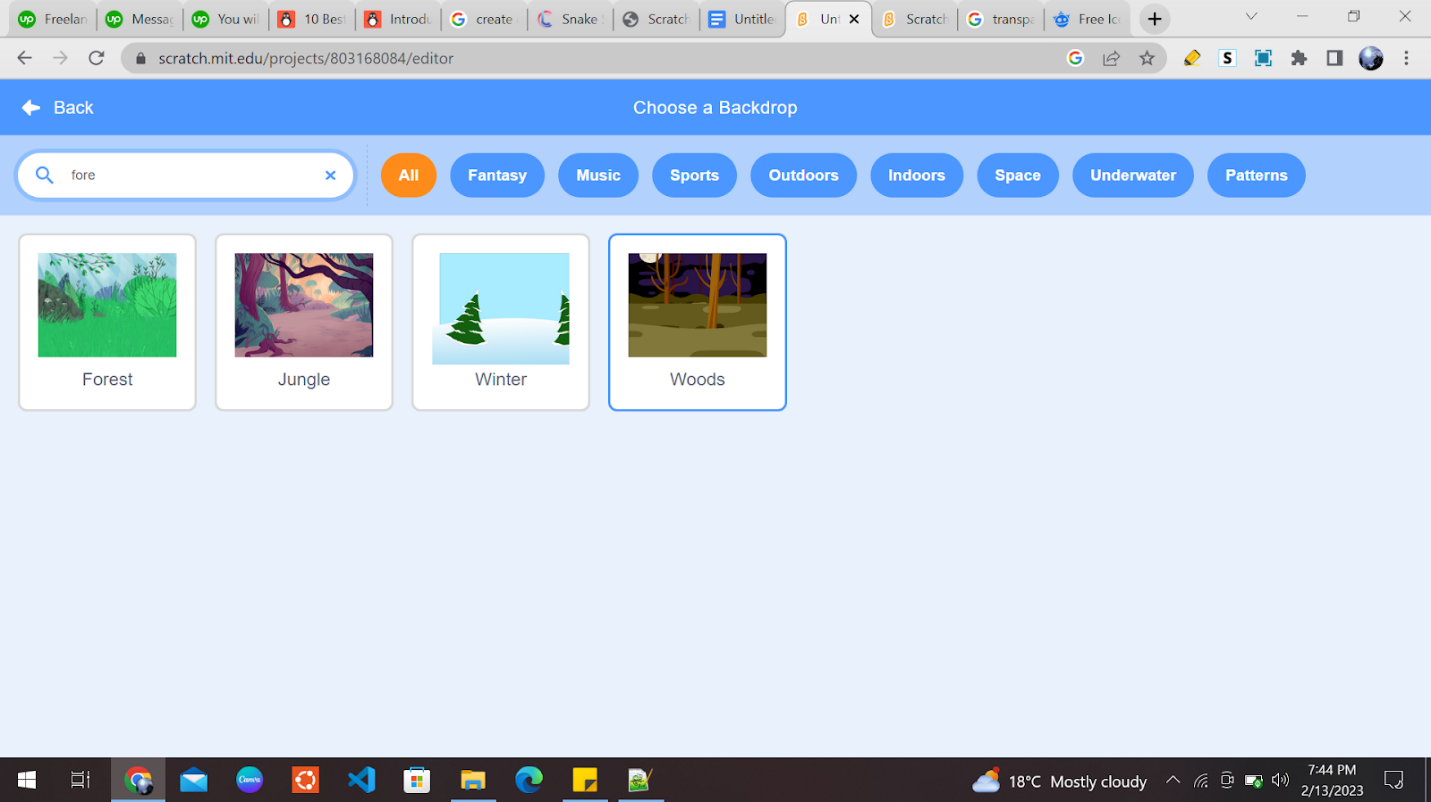 Snake Game in Scratch 3.0, Scratch 3.0 Game Tutorial