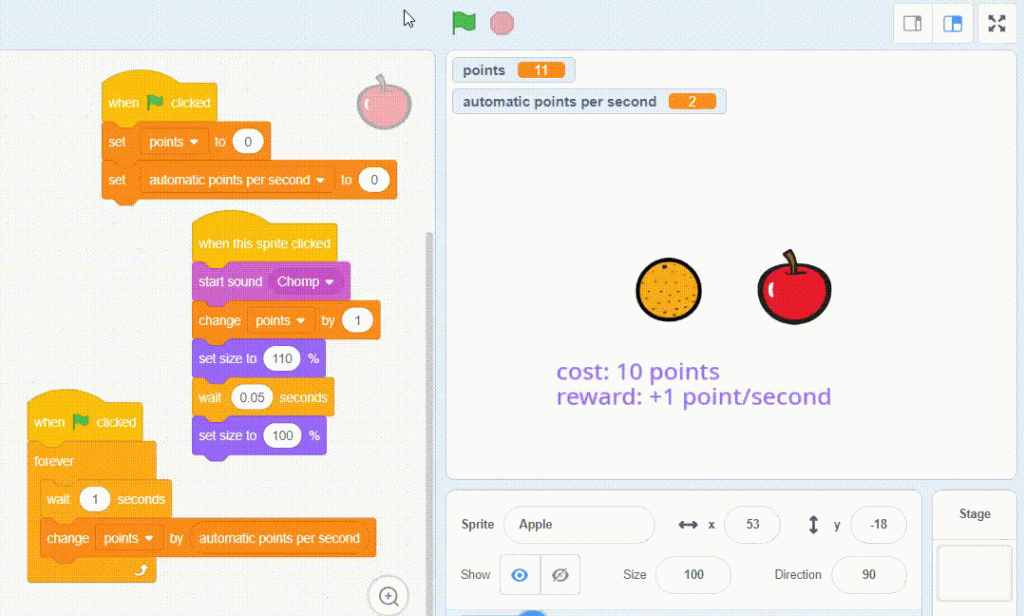 How to Make a Clicker Game on Scratch