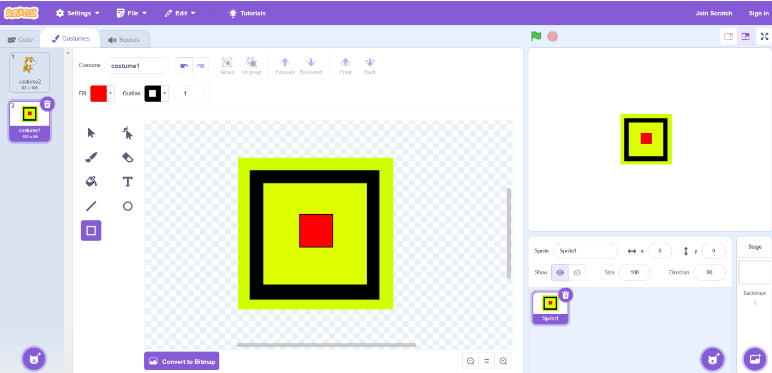 Geometry dash scratch game introduction on scratch programming