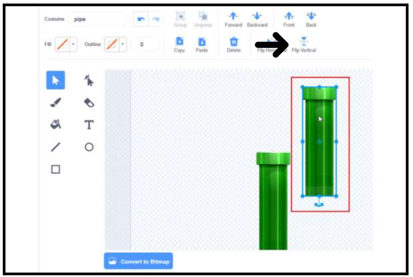 how to make flappy bird on scratch