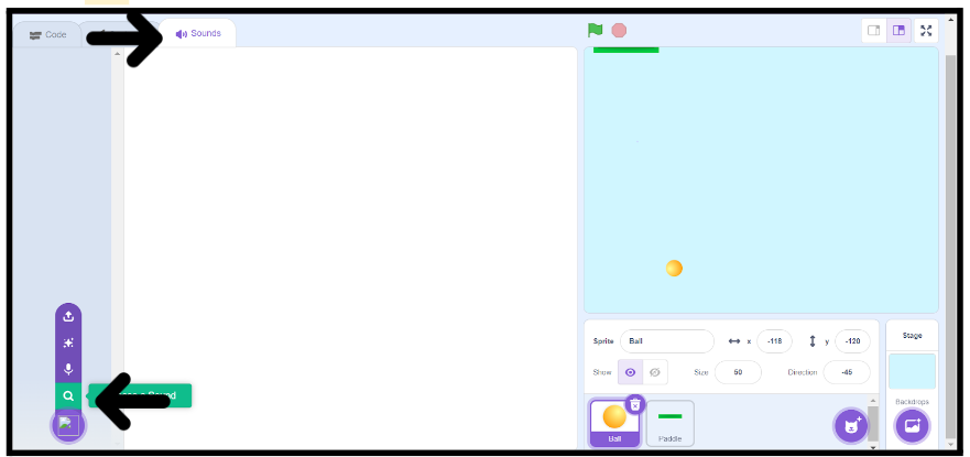 how to make ping pong game in scratch