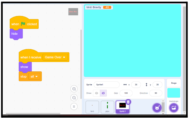 how to make a flappy bird on scratch coding