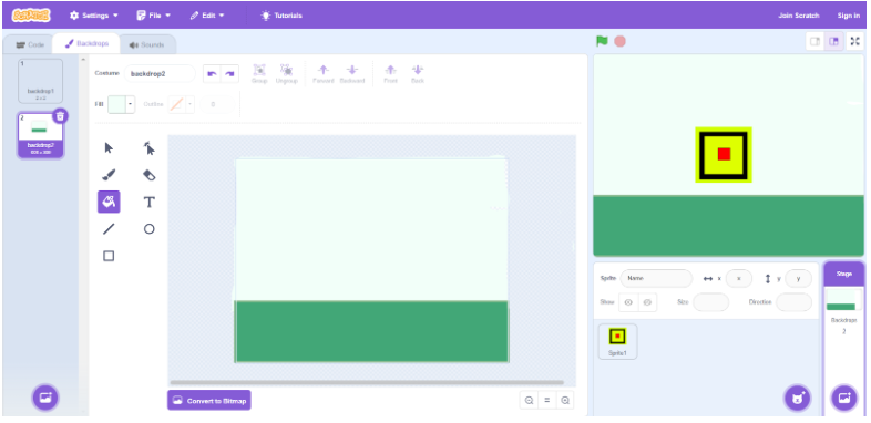 Geometry dash scratch game creating backdrop on scratch programming