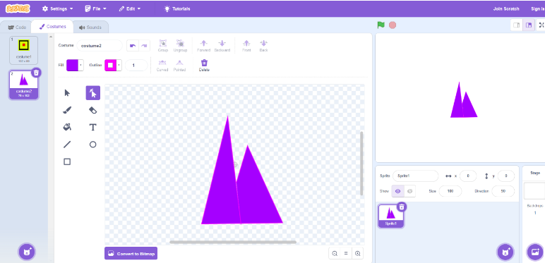 Geometry dash scratch game creating sprite on scratch programming