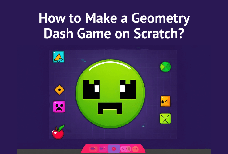 Geometry dash scratch game using scratch programming
