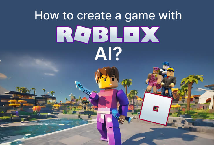 Roblox AI blog banner image to learn to create games in Roblox using AI