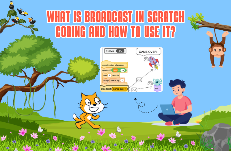 what is broadcast in scratch