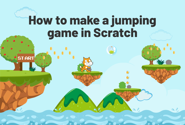 how to create jumping game in scratch