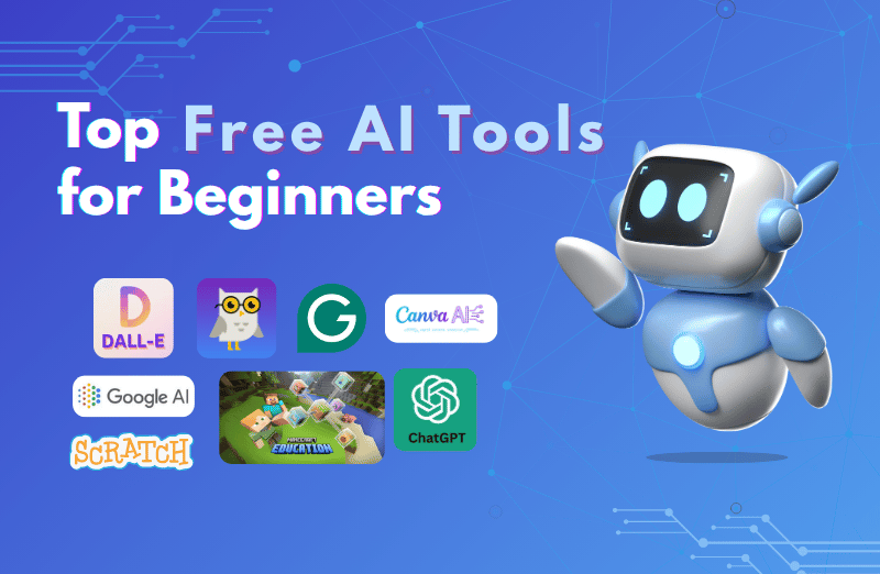 Free AI tools for kids & beginners - AI & Coding classes for kids' and teenas.
