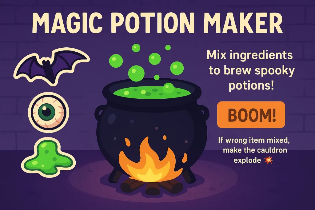 magic potion maker halloween project