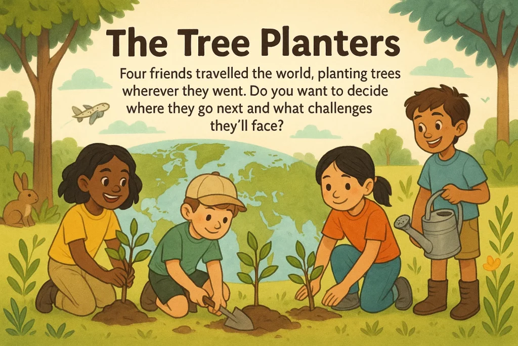 The tree planter ai prompt image