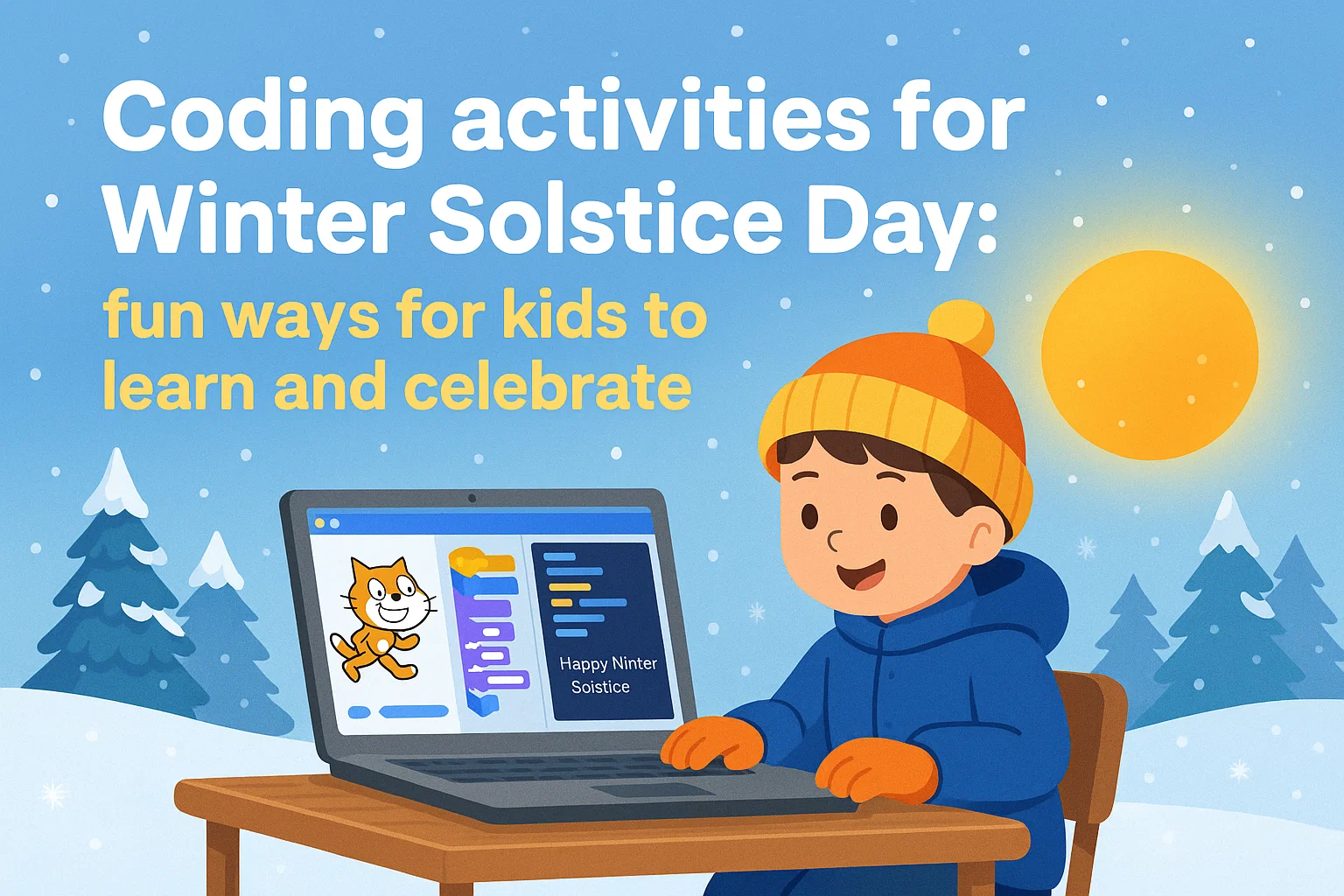coding activities for winter solstic day