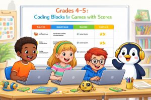 Coding Blocks for Games with Scores