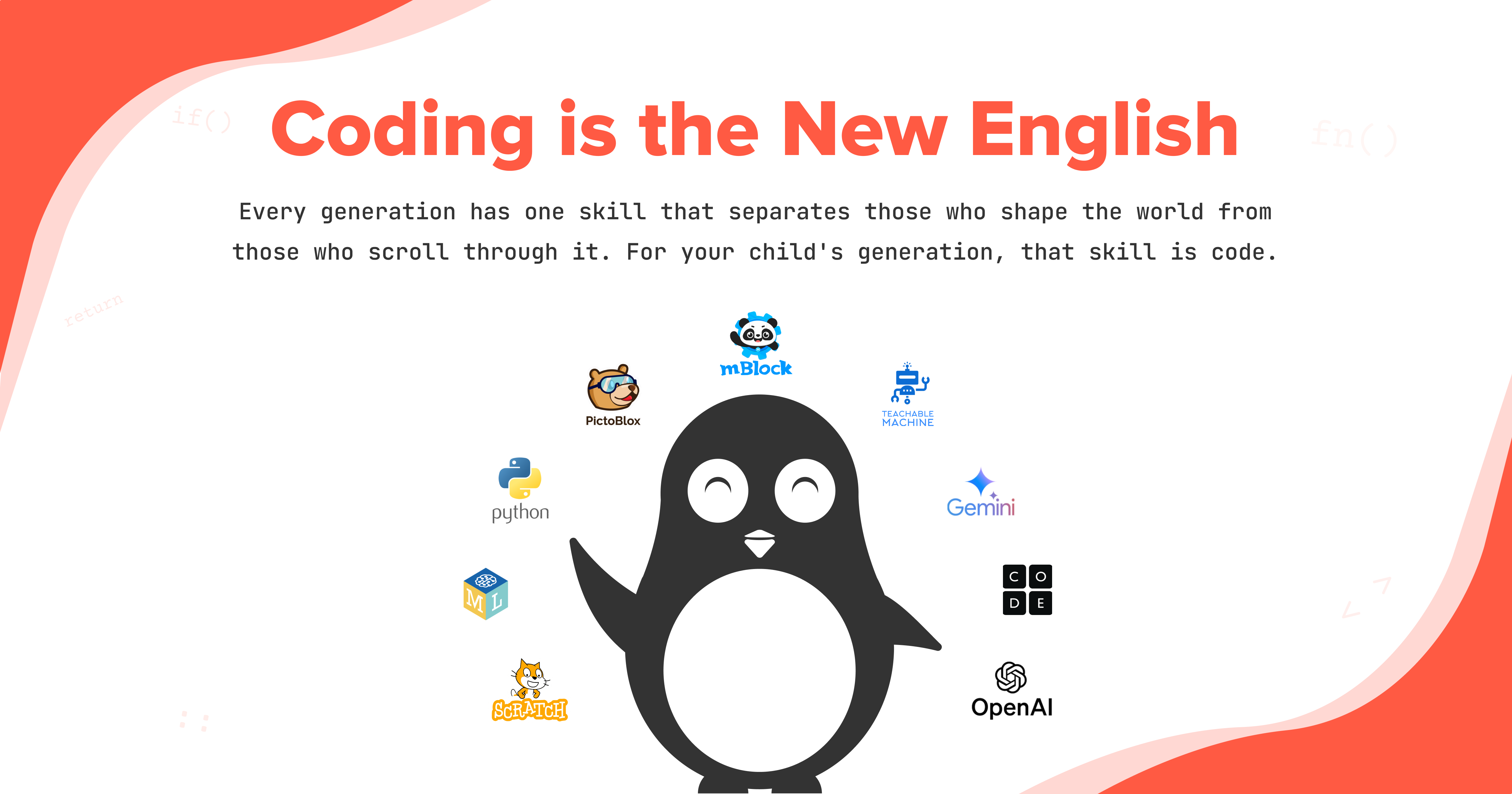 coding for kids is the new language